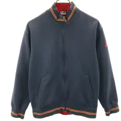 NIKE ナイキ 90s 日本製 オールド トラックジャケット M チャコールグレー メンズ 古着