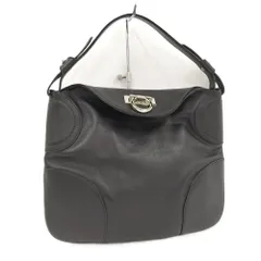 Salvatore Ferragamo ワンショルダーバッグ ハンドバッグ ガンチーニ レザー ブラック