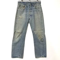 【現状渡し品】Levi's リーバイス 501 DENIM PANTS SMALL-E デニムパンツ 刻印6 均等V ポケット裏シングル 黒カン 並行ステッチ 通常R ジーンズ ボトムス 【157-260401-as-05-izu】