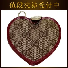 グッチ コインケース ベージュ ボルドー GGキャンバス 152615