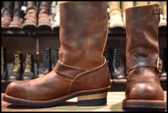 【8.5D 良品 08年】レッドウィング 2972 エンジニア 茶 カッパー ラフ＆タフ スチールトゥ ブラウン ブーツ redwing HOPESMORE【GC469】のサムネイル