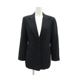 アンタイトル UNTITLED テーラードジャケット 上着 シングル ミドル丈 11 黒 ブラック /HO31 ■ECD002