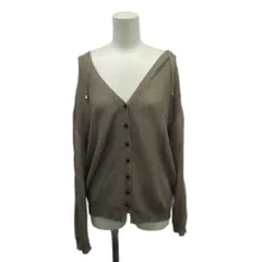 ココモモ COCOMOMO カーディガン パーカー 薄手 グレー Vネック フード付き 長袖 /PP ■ECB002