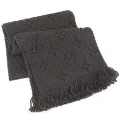 LOUIS VUITTON エシャルプ･ロゴマニア マフラー モノグラム ブラック