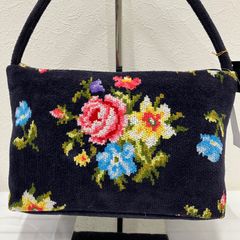 美品 フェイラー トートバッグ 2way ローランサン フラワー ショルダー