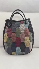 コフ無地ヘキサゴンバッグ