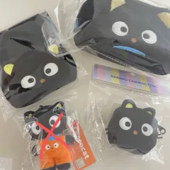 新品) チョコキャット 正規品 筆箱 ミニ巾着ポーチ スクエア ミニポーチ キーホルダー
