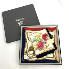 Burberry's バーバリーズ ハンカチ4枚セット  コットン 花柄/馬具柄    レディース / 240001197720