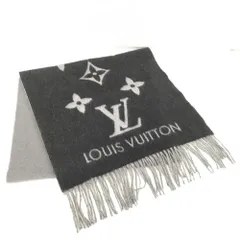 LOUIS VUITTON カシミヤ マフラー レイキャビック グラディエント グレー グラデーション M76336