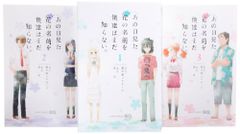 그날 본 꽃의 이름을 우리는 아직 모른다. 코믹 전 3권 완결 세트 (점프 코믹스)/이즈미 히카루