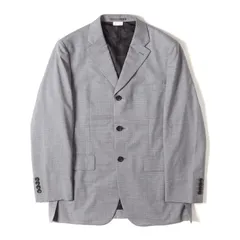 【美品】COMME des GARCONS HOMME DEUX コムデギャルソン オムドゥ ジャケット ライトグレー系 サイズ:M | 24SS サイドスリット マイクロチェック 3B テーラード ジャケット | 上着 アウター ブルゾン【メンズ】【中古】