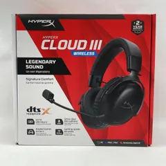 【中古】キングストン ゲーミングヘッドセット HyperX Cloud III Wireless (Black) 77Z45AA 開封品[97]のサムネイル