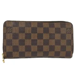 LOUIS VUITTON ジッピーウォレット ラウンドファスナー長財布 ダミエ エベヌ N60015