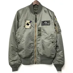 【中古品】 ALPHA INDUSTRIES アルファインダストリーズ JAPAN FIT AIR CREW MA-1 FLIGHT JACKET TA0423-159 フライトジャケット 【145-260401-as-13-izu】