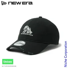 【新品】 ニューエラ  9TWENTY パワーパフ ガールズ ダメージ ダック ブラック 14743500 アウトドア ウェア 帽子 ユニセックス キャップ