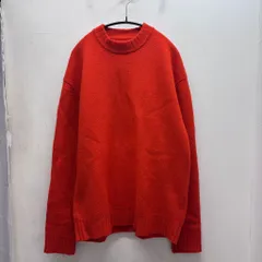 JIL SANDER ジルサンダー 23AW Crewneck Sweater クルーネックニット J21GP0002 J14506 オレンジ size:48【中目黒B03】のサムネイル