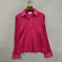 ラコステ 刺繍 ロゴ ポロシャツ 長袖 100 A08387