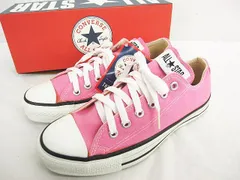 タグ付 未使用 保管品 Converse コンバース ALL STAR LOW M9007 ピンク系 24.0cm Made in USA ヴィンテージ LF0001-0401-2