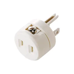 【新着商品】アース接続端子付き TAP-AD1RN 2P→3P変換アダプタ Supply) サンワサプライ(Sanwa