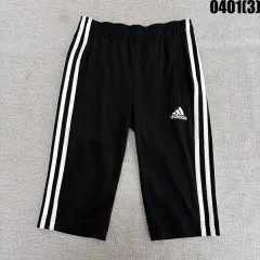 130 アディダス キッズ 3本線 7分 トレーナー ハーフパンツ 0401(3)