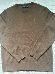 ポロラルフローレン ブラウン ニット セーター