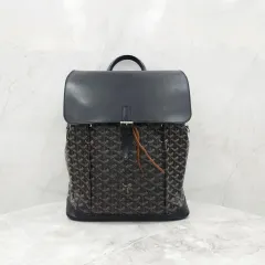極美品⭐︎ 現行品　ゴヤール　ブルゴーニュ　トート　ハンド　ビジネス ゴヤール“タツノオトシゴ”刺繍のネイビー色トートバッグ、レザー