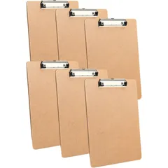 SakuraLovely8 バインダー A4 クリップボード ファイルバインダー 縦型 木製 (１０個セット) [１０個セット]