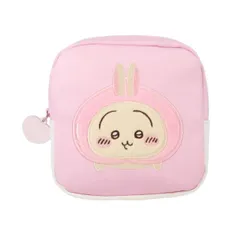 shobido 粧美堂 ちいかわ スクエアポーチ ＜ うさぎ ＞ オリジナルデザイン ピーチシリーズ chiikawa ナガノ