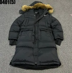 ナイキ ブラック ロング ダウン フード ファー140 0401