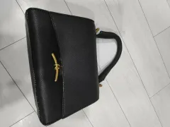 チャールズアンドキース ブラック トップス ハンドル バッグ トートバッグ