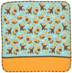 【新品上架】宮本 手帕 『町娘的頭巾手帕』HOLIDAY~動物園篇~ 小熊貓 02368