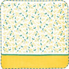 【數量限定】日本製 宮本 棉紗 手帕 鎮上女孩的手帕系列 25×25cm Miyamoto-Towel 花店篇 含羞草花束 2771