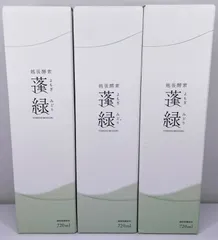 越後酵素 蓬緑 720ml 3本セット