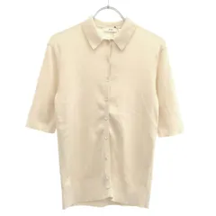 ATON エイトン FRESCA KNIT POLO CARDIGAN ポロカーディガン 7093855 ベージュ 02のサムネイル