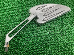 スティード400 ミラー 左 社外 中古 バイク 部品 正10mm ティアドロップ メッキ クローム ダイヤ ダイア ドラッグスター400 Feのサムネイル