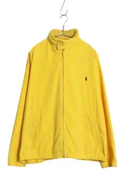 【お得なクーポン配布中!】 80's ラルフローレン ナイロン ジャケット メンズ L / ヴィンテージ ポロ スイングトップ ジャンパー フルジップ ライナー付き 収納 フード