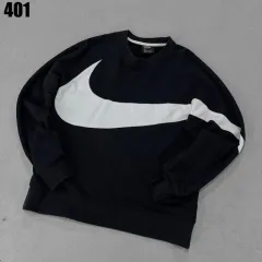 ナイキ BIG スウッシュ ブラック スウェット Tシャツ