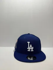 ニューエラ ロサンゼルスドジャース 60thアニバーサリー 9fifty スナップバックキャップ ブルーカラー
