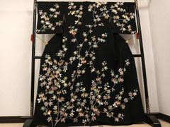 訪問着 手描き 正絹 パールトーン加工済 HKT151 - メルカリ