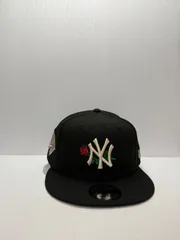 ニューエラ ニューヨークヤンキース ワールドシリーズ1996 ローズ刺繍 9fifty スナップバックキャップ ブラックカラー