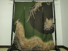 平和屋着物●豪華振袖　絞り　辻が花　暈し染め　金彩　金通し地　やまと誂製　正絹　逸品　DABD1620ps