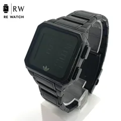 【中古】adidas 1829 デジタル腕時計 ブラック 50m防水のサムネイル
