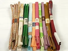 平和屋着物●和装小物　帯締め10本セット　礼装用　組紐　高麗組　冠組　金糸　東急百貨店扱い　逸品　未使用　DABD7070zzz