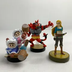 【中古美品】 amiibo アミーボ 3体 まとめ セット スマブラ ゼルダの伝説 【023-260401-mh-17-fuz】