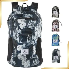 【新品】 [4Monster] アウトドアバックパック 折りたたみ リュック 携帯リュック 軽量 折りたたみ リュックサック 超 軽量 大容量 防水 折りたたみ ナップサック 収納ナップサック 超軽量 バックパック メンズ 携帯用 旅行用 通学 通勤… ( 1