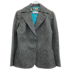 DOLCE&GABBANA ドルチェ＆ガッバーナ スカーフライニングブレザージャケット F846 6334 グレー 40