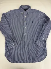 M ポロラルフローレン ストライプ クラシックフィット シャツ