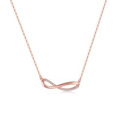 一度使用美品 スワロフスキー ネックレス ツイスト TWIST ピンク 