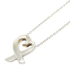 ティファニー ラビングハート ネックレス SV925 シルバー レディース TIFFANY&Co.【1-0260585】