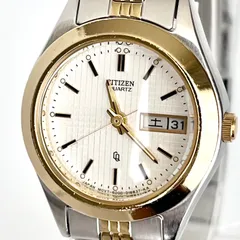 【シチズン レディース 腕時計 稼働 磨き済み】CITIZEN 美品 ゴールド